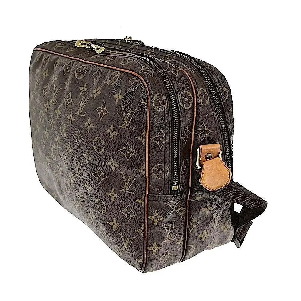 LOUIS VUITTON Reporter Monogram Messenger Bag GM LV Dust Bag & COA Authentic